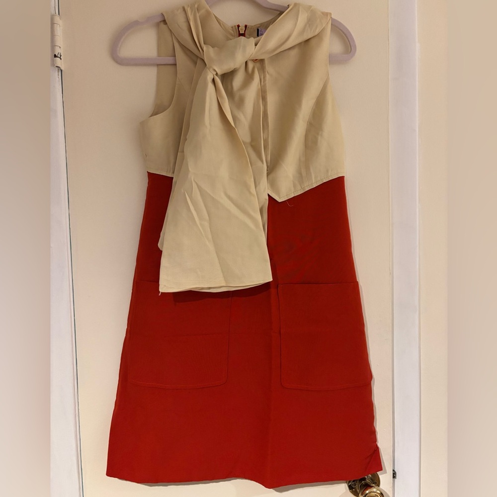 Marc By Marc Jacobs Alessandra Red and Cream Dress - Picture 3 of 6